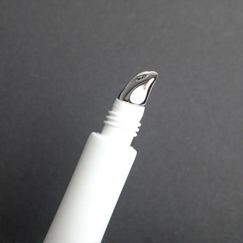 D19mm 8-20ml Plastic Tube Packaging With Zinc Alloy Massage Head Cap Soft Body and Eyel Cream Lotion Cosmetics for Lipgloss