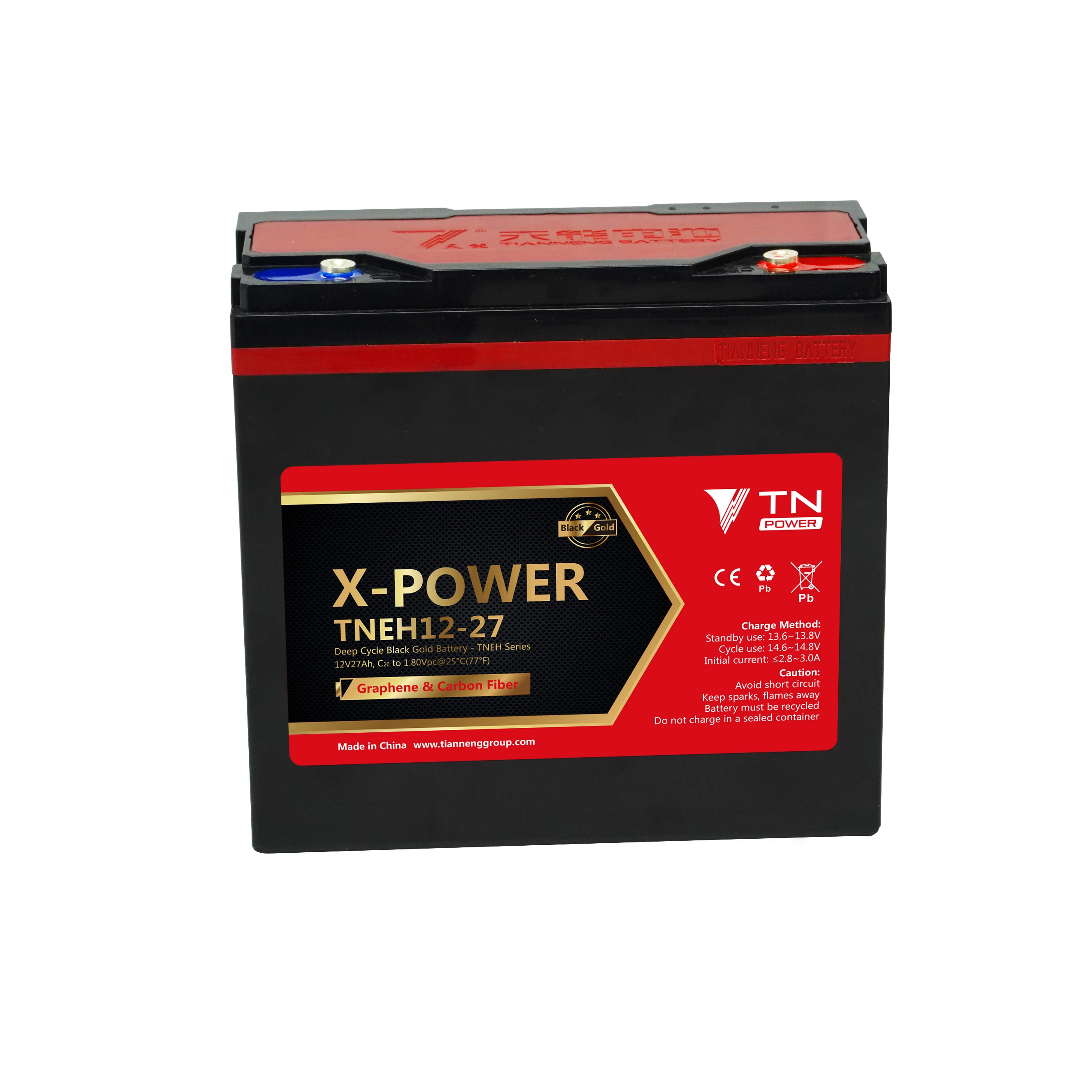 
Lead Acid Battery12v 27ah 20hr electric bike battery VRLA battery Black gold series long cycle life 