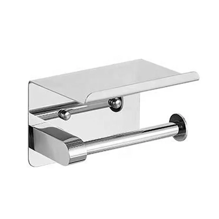 Toilet Paper Roll Holder With Shelf Toilet Paper Holder Stainless Steel Black Toilet Paper Holder