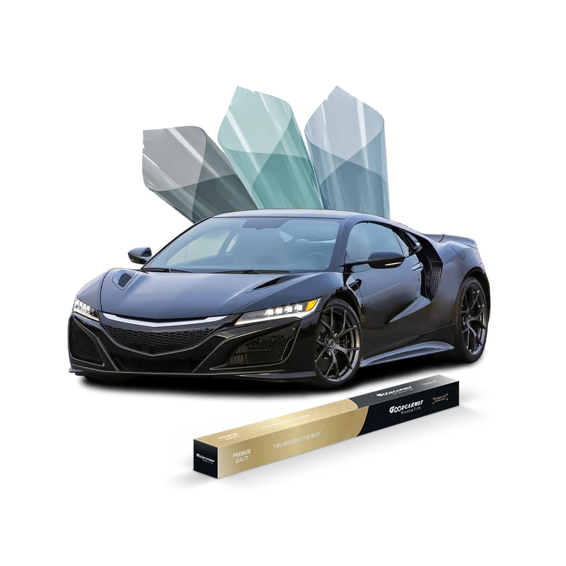 2 Слойная ультра темно черый VLT 1% мягкий гибкий высокой степенью безопасности оптовая цена Высокое отборосают тепло технический углерод на автомобильное стекло защитная пленка