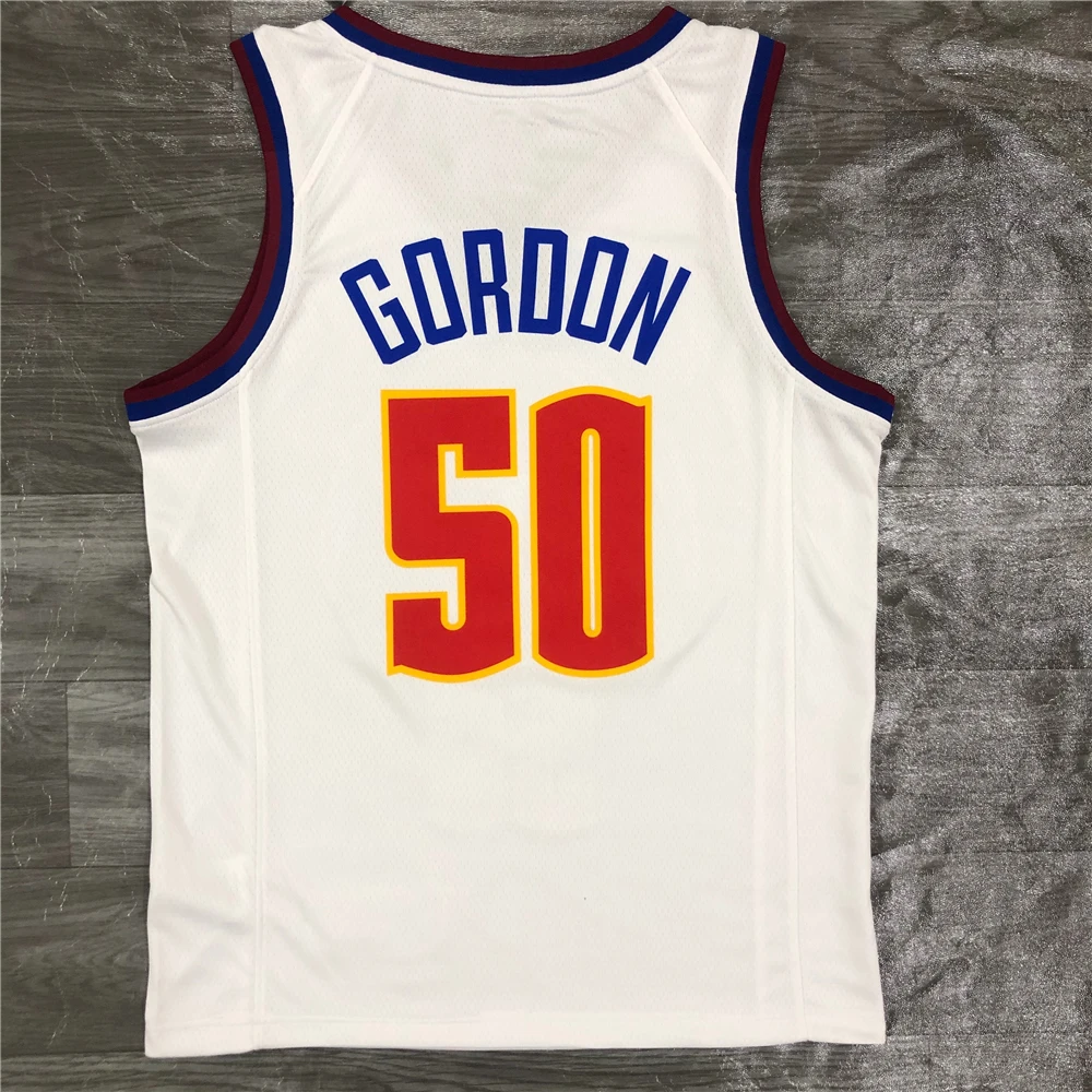 
2021 High Quality The Nuggets Basketball Jersey Earned Edition Number #1 #15 #27 Murray #50 Gordon Sports uniform Sweatshirt 