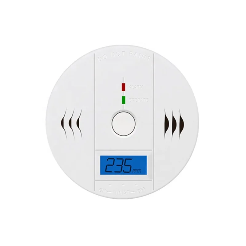 Smart Home Security Alarm System Carbon Monoxide Detector Digital Display Carbon Monoxide Alarm