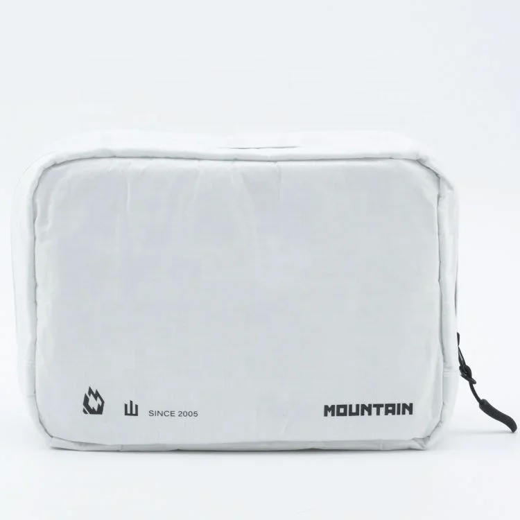 Wholesale durable reusable rpet non woven bag waterproof custom zippered shopping bag makeup and cosmetic bag