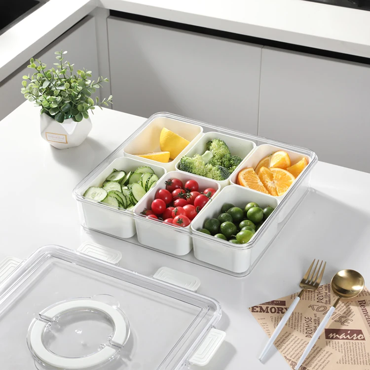 Refrigerator Storage Box Fridge Organizer Fresh Vegetable Fruit Boxes Storage Containers Pantry Kitchen Organizer