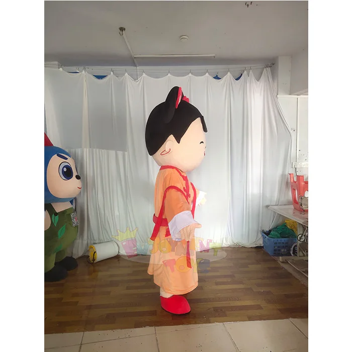 Chinese New Year Mascot Beautiful  Girl Mascot Costumes For New Year Event Show For Kids  Custom Mouse Mascot Costume