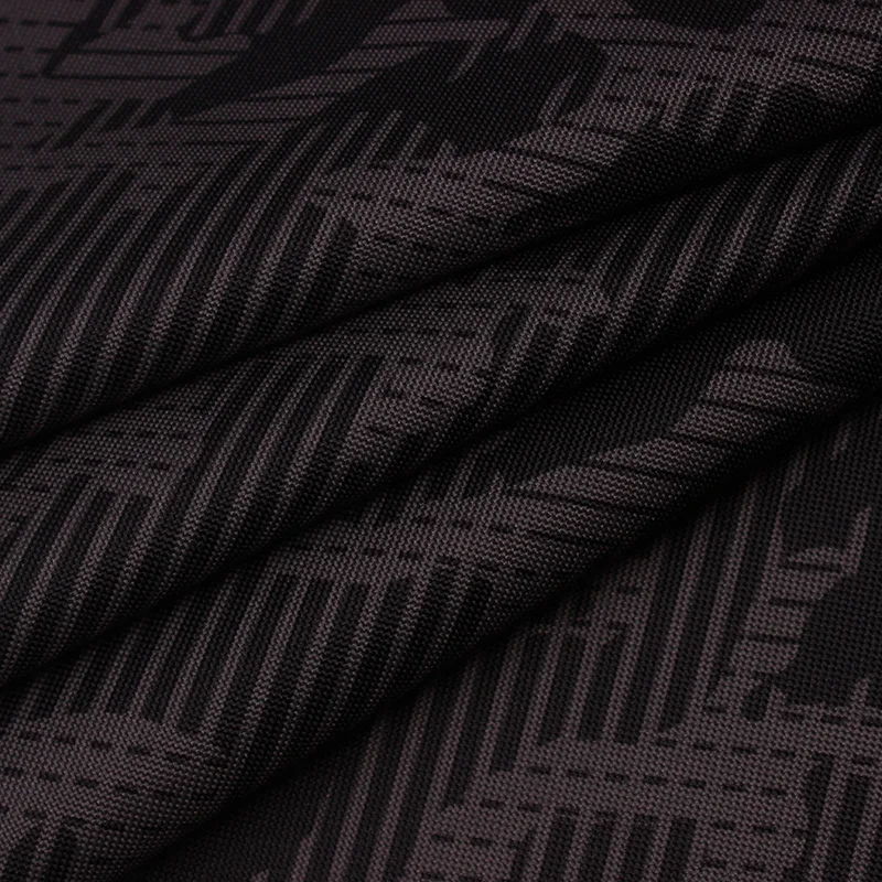 Wholesale Price 100 Poly DTY Stripe Pattern Print Oxford Fabric For Jackets