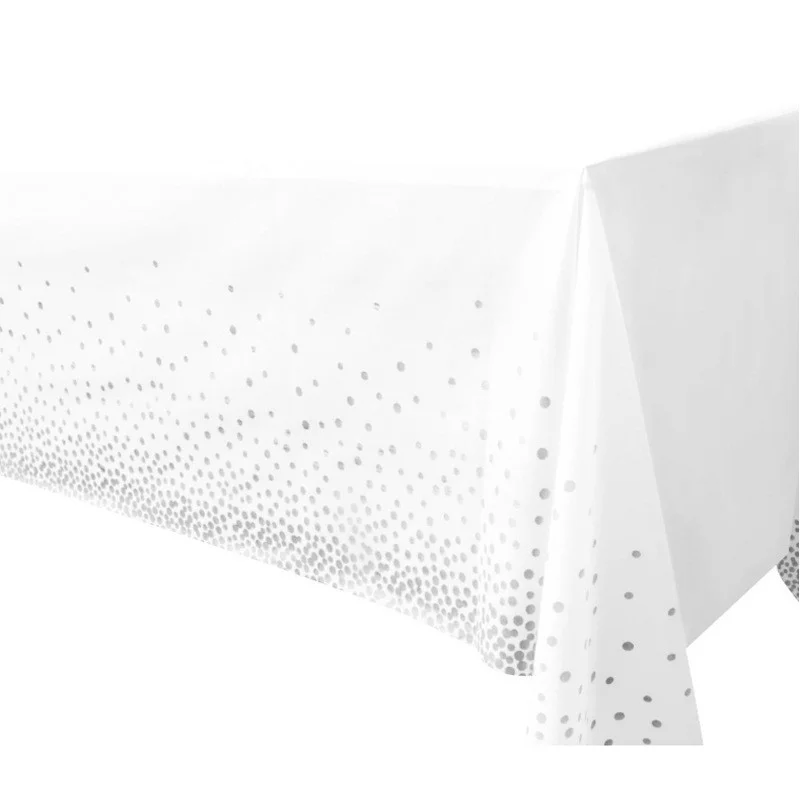 Custom PEVA wedding round Christmas party fabric elegant lace rectangle wholesale table cloth