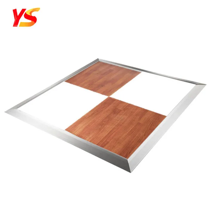 Hot Selling Wood Color 4x4ft Podium Weddings Dance Floor For Party