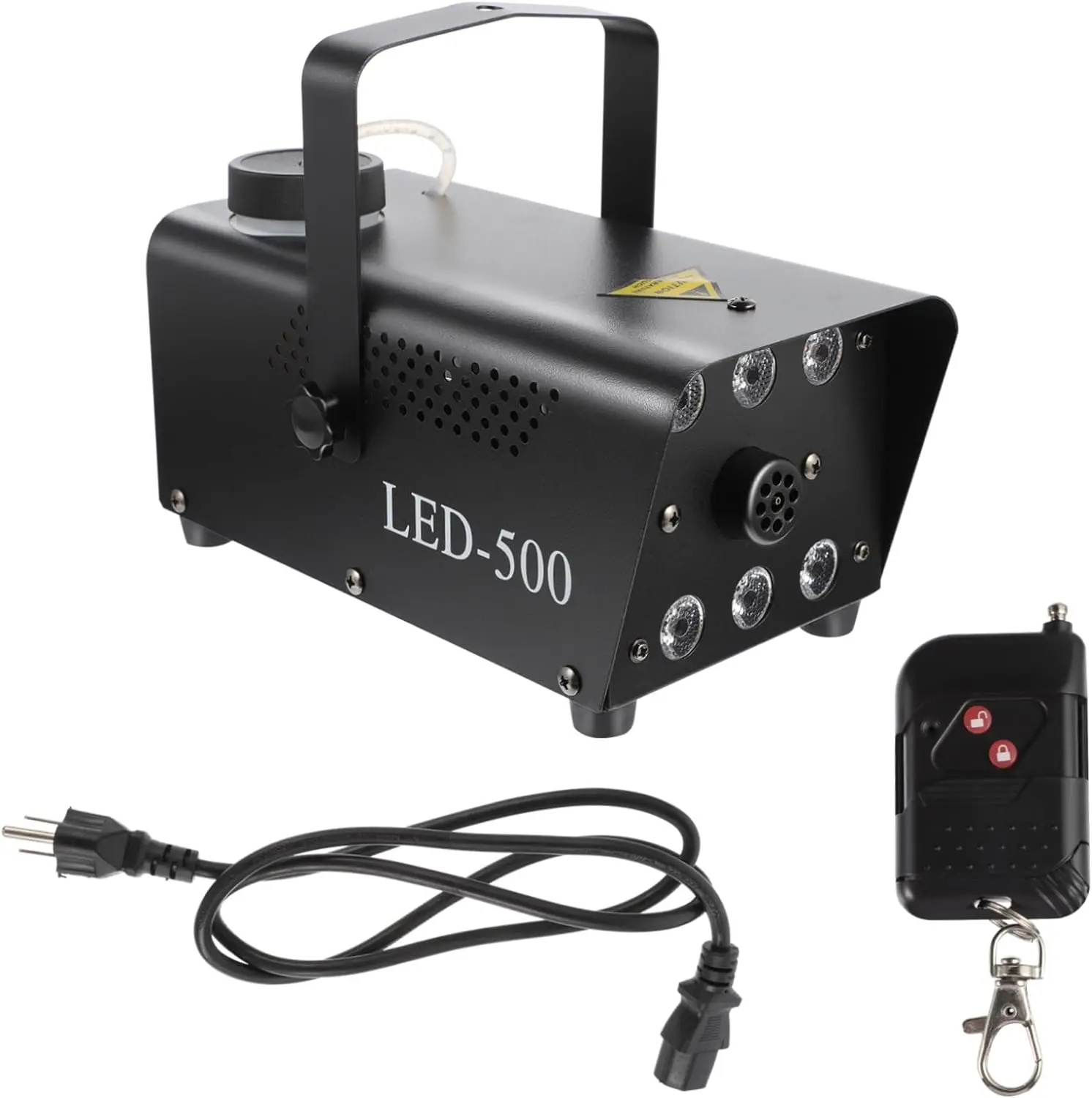 Topflashstar 500W Wireless Remote Control LED Portable Smoke Fog Machine For Christmas Party Fog Machine Colored Smoke Factory