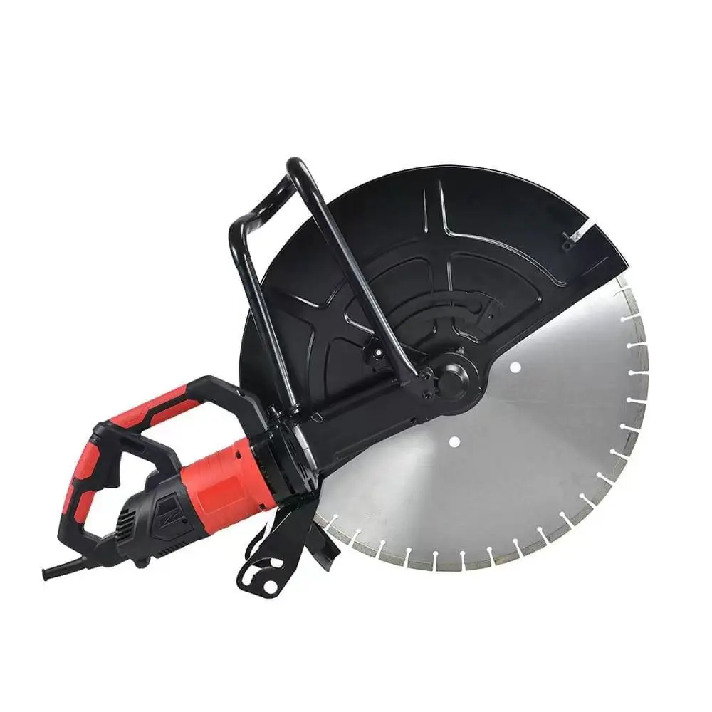 3.5 kw brush motor concrete cutter with rail