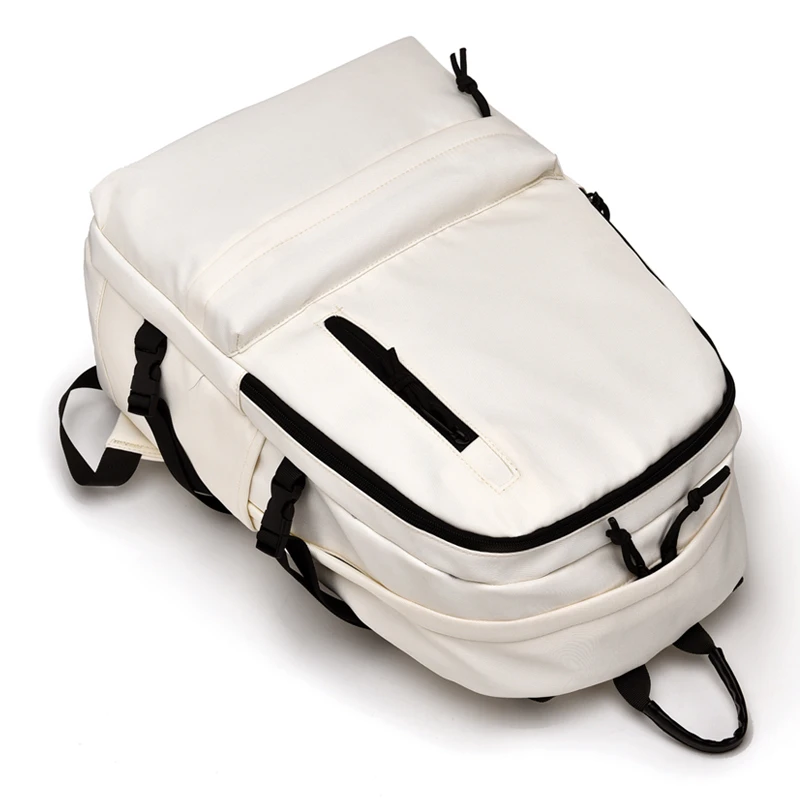 2024 Hot Selling Simple Trendy Backpack Waterproof Book Packaging Computer School Backpack High Quality Bag