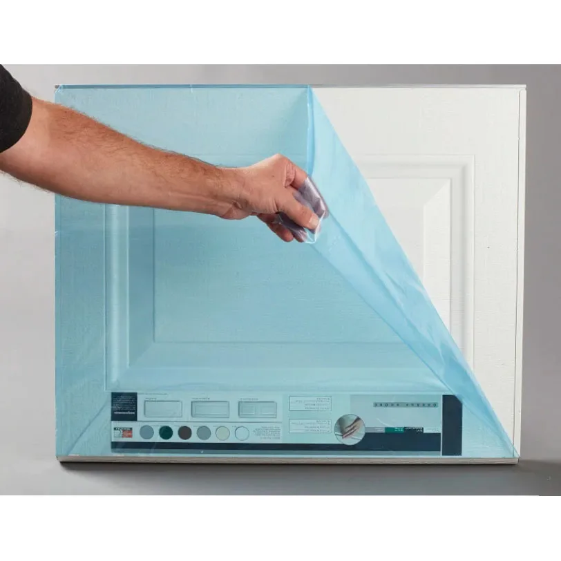 China Manufacturer Custom Printing No Residue Painted Metal Blue Color Electrical House Appliances Protective Film