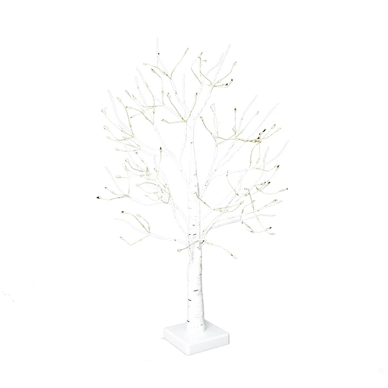 Holiday decor Birch Christmas home lights Indoor party