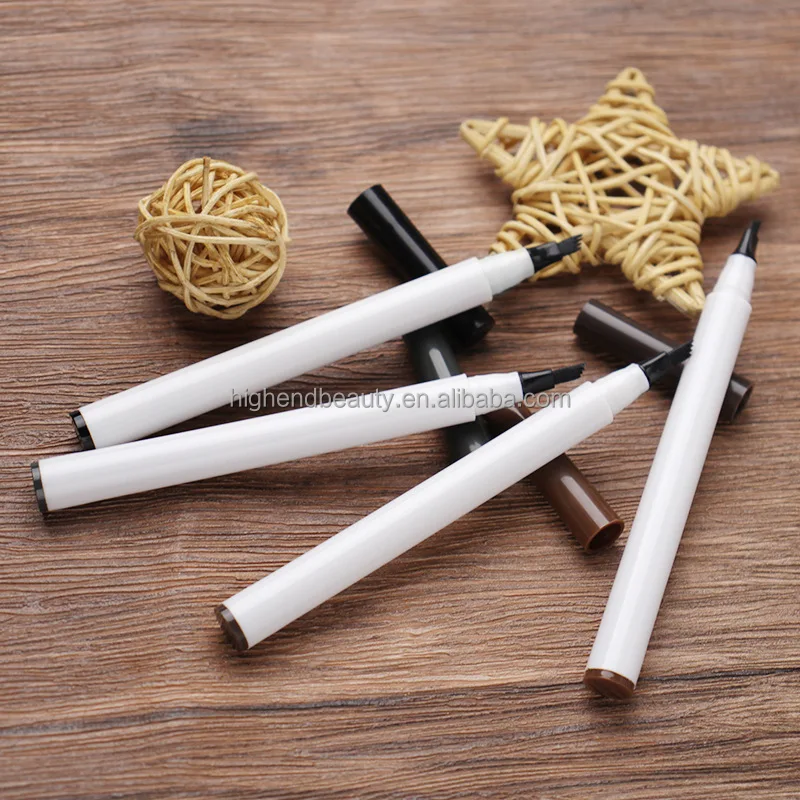Microscopic 4 Forks Liquid Water Eyebrow Pencil Long Lasting Fast Dry Eyebrow Tattoo Pen