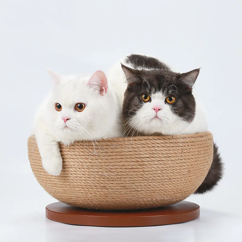 Bowl Shape Cat Scratcher Cardboard Cat Toys Cat Scratching Pad Bed