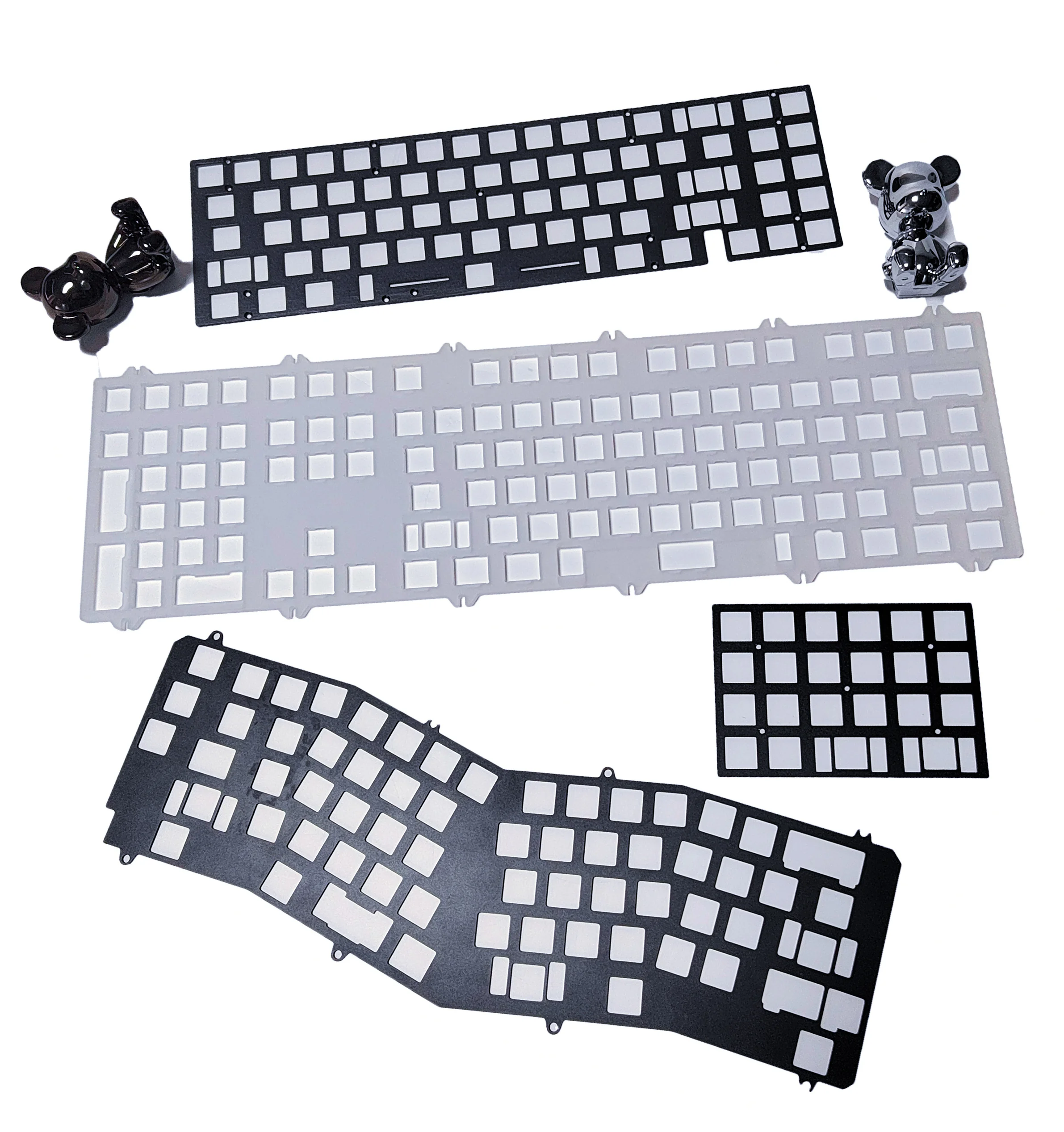Custom Professional Aluminum Material Custom CNC Machining Machinery Milling CNC Board Keyboard Zero PVD Housings