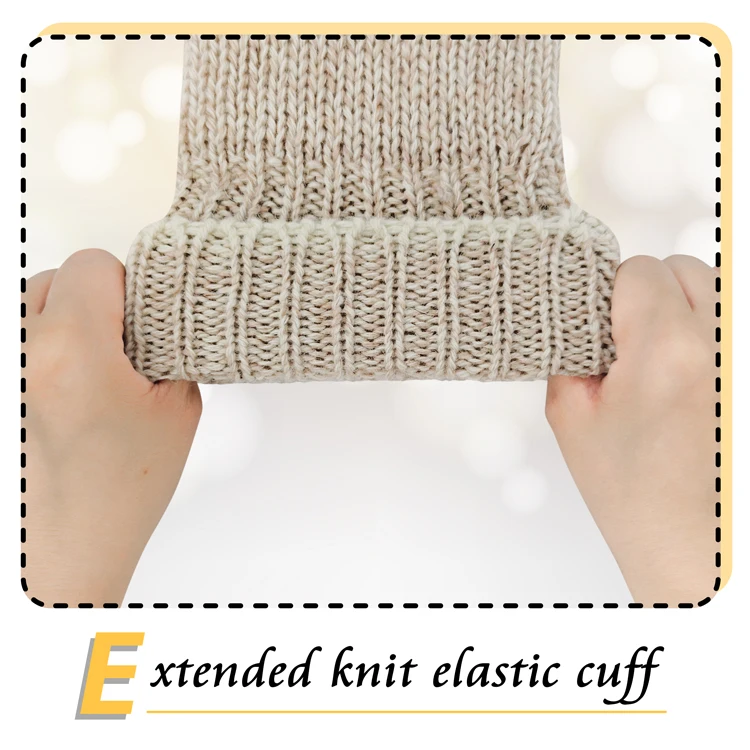 Touch Screen Factory Winter Beanie Hats Scarf Gloves Set Winter Working Gloves