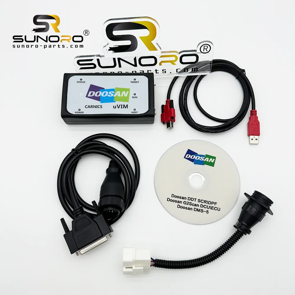 Doosan Forklift Excavator Engineering Engine Analyzer uVIM DMS-5 Machine EOL Hydraulic System Diagnostic Tool 3.1.0
