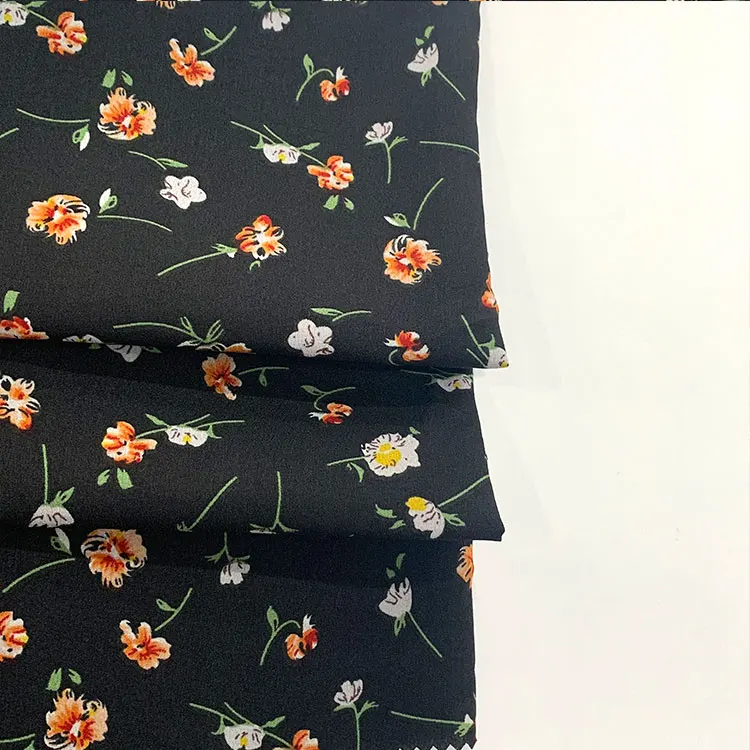 Keqiao Factory 100 Percent Recycled Polyester Navy Blue Pajamas Fabric By The Meter S03-033 On Sale