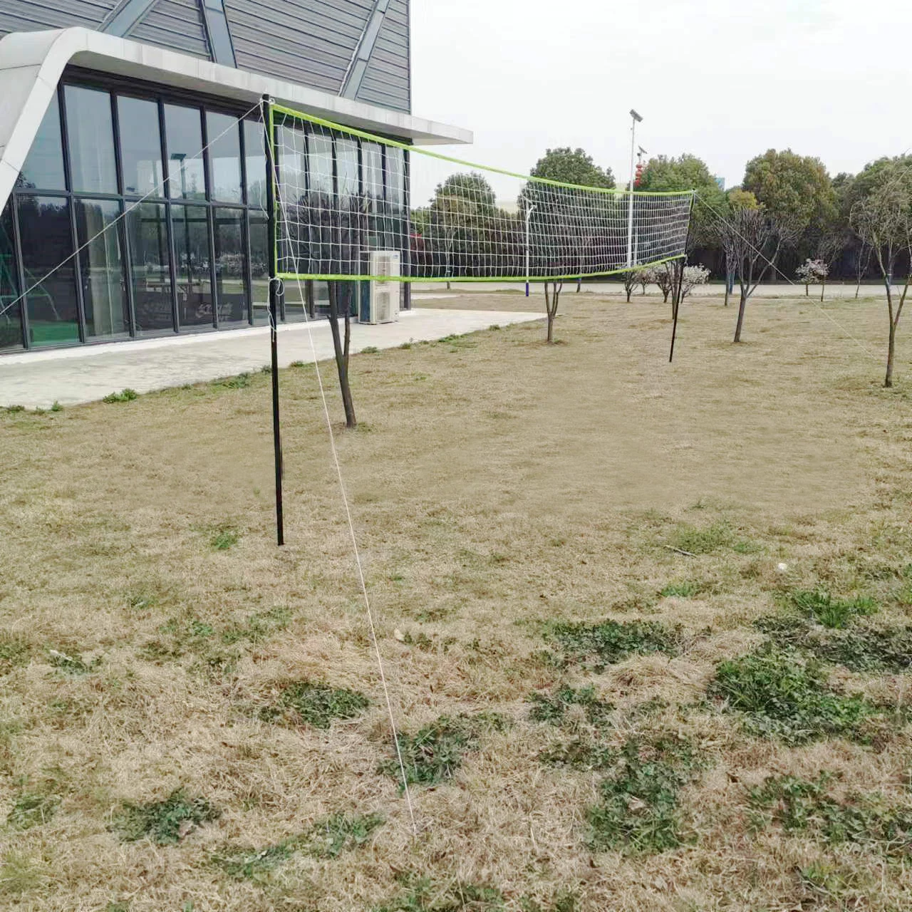 Dericsson Beach Volleyball Net Outdoor Professional Volleyball Net Set With Stand Support Custom LOGO