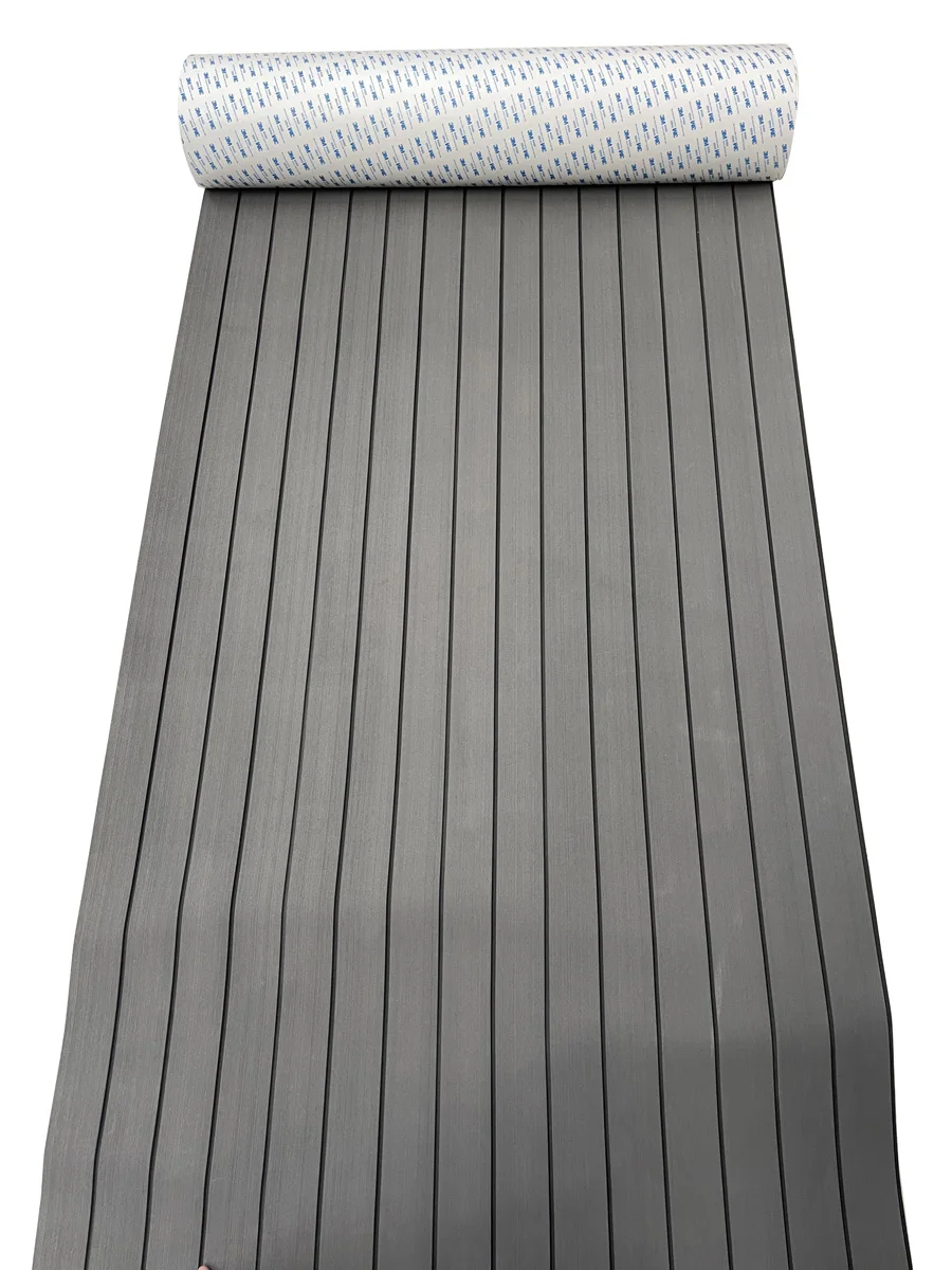 New Anti-UV Waterproof Wood Plastic Decking Anti-Slip Outdoor Terrace Floor WPC Composite Flooring Decks Teak PVC Garden Use