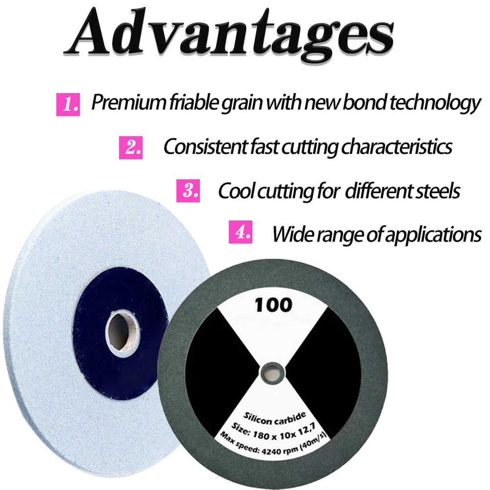 silicone carbide aluminium oxide grinding wheel abrasive wheel stone wheel ceram grind  for ice skate sharpener ice speed skates
