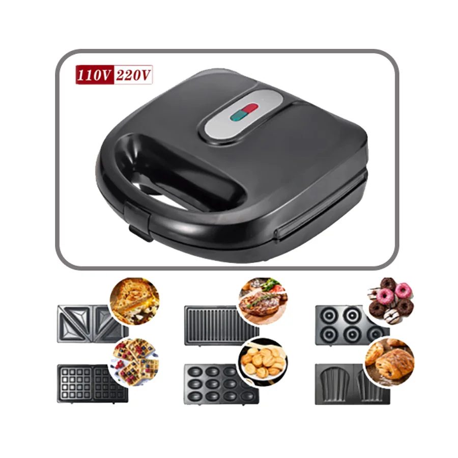 30 Off Non-stick Plates Waffles Breakfast Snack Maker Machine Electric Mini Waffle maker