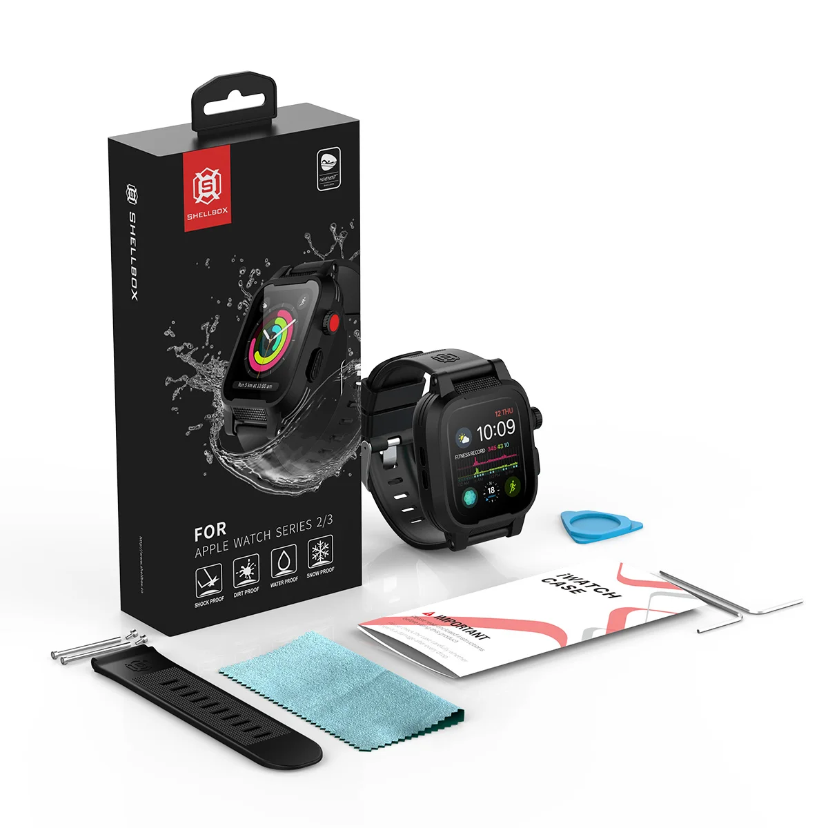  Высокоэффективный ПК + ТПУ мягкий чехол для IWatch iWatch 40 мм с защитой от