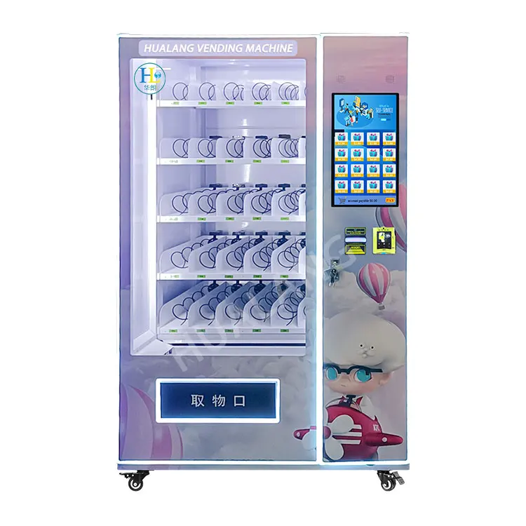 guangdong source factory Tailored Signage vending machine combo vending machine OEM vending machine for wholesale