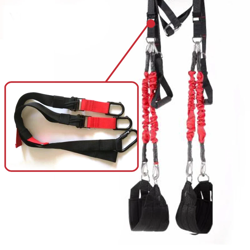 Adjustable Home Gym Trainer Exercise Sling Straps Fitness Suspension Trainer