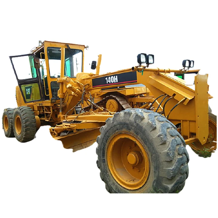 
Secondhand CAT 140H grader High Performance road machine caterpillar earth leveler 140g 140k 12g for sale 