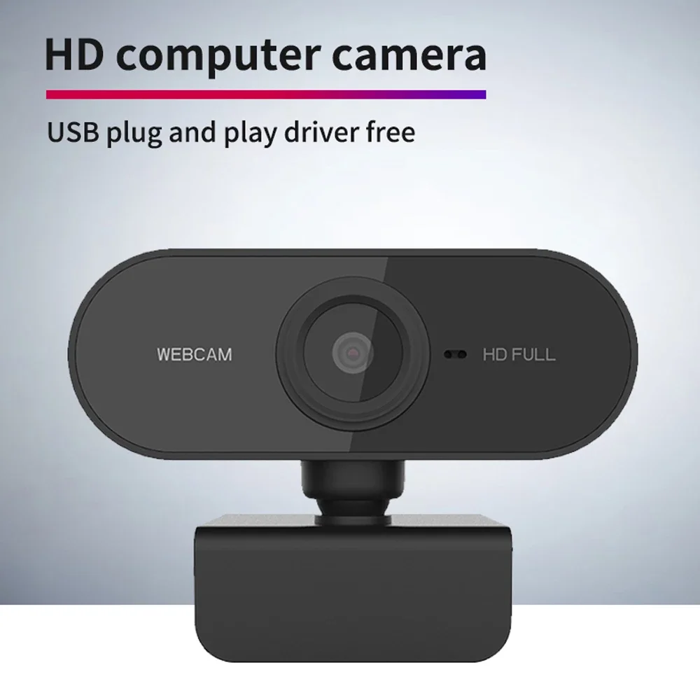 Webcam 1080P Full HD Web Camera With Microphone USB Plug Cam For PC Computer Mac Laptop Desktop YouTube Skype