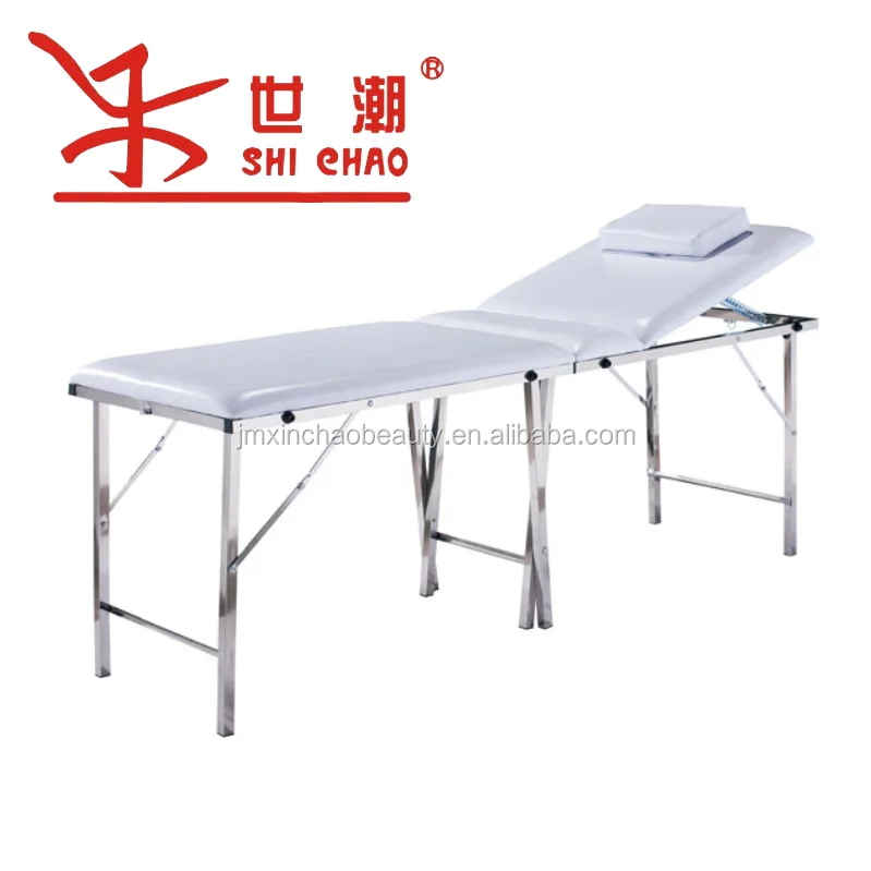 portable massage stainless steel folding portable simple beauty bed massage physiotherapy