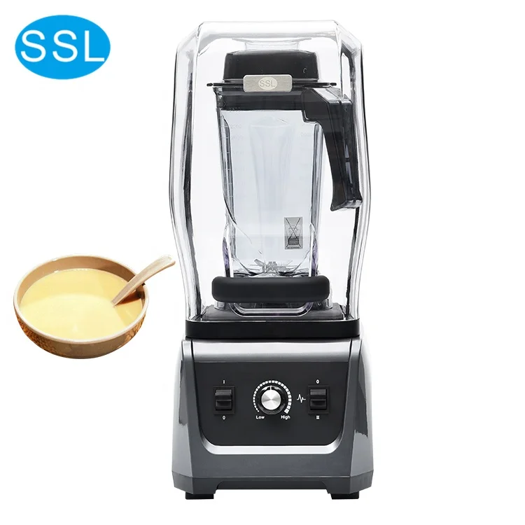 SSL Factory Good Price Top-rated Commercial Bar Blender Mixer with Noise Enclosure for Catering with 98 Series High Torque Motor