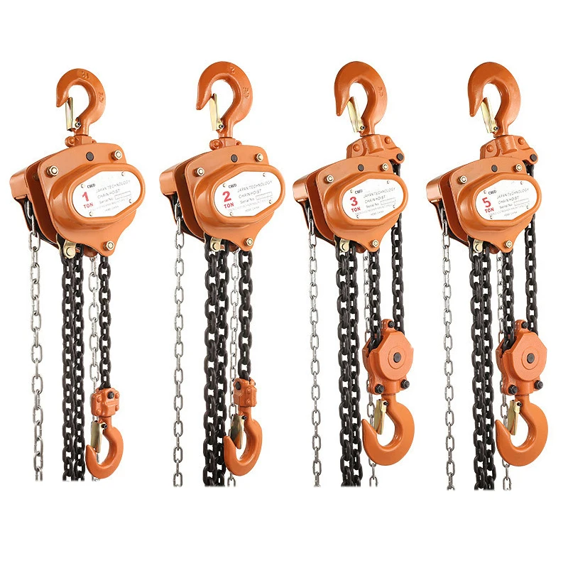 KOMAY 5 ton manual chain hoist block 3 ton 1 ton hand chain block