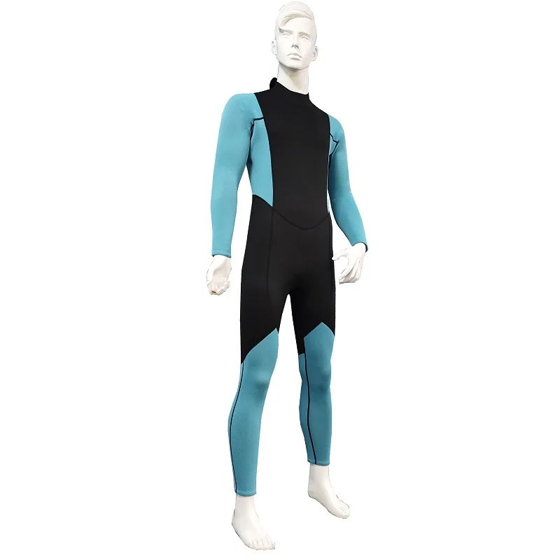 Water Sport Hot Sale Fashion Design Adult 3mm Wet Suit Back Zipper Diving Suit Neoprene Diving Surfing Wetsuit