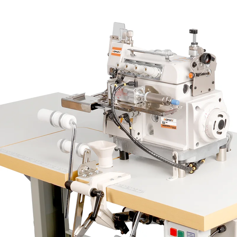 Somax SM-01 Auto Knits Neck Joining Sewing Machine Used Industrial Sewing Machines Computerized 5.5mm Max. Sewing Thickness