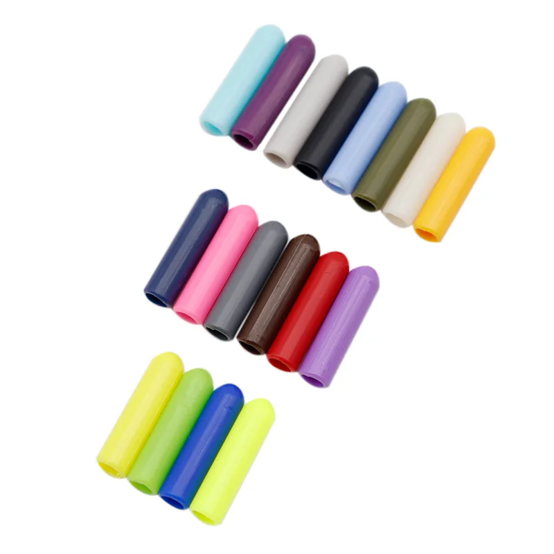 Weiou  Colorful Shoelaces aglets Custom Design round head  Multi Color Shoelaces tips