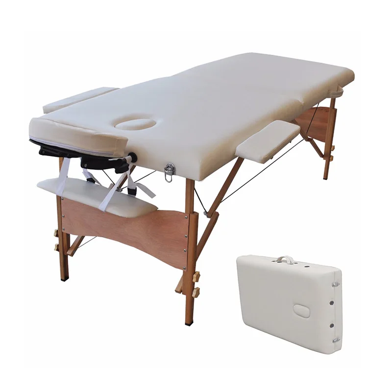 Portable Massage Table Professional Foldable Beauty Spa Tattoo Therapy Couch Bed Salon Furniture Lightweight