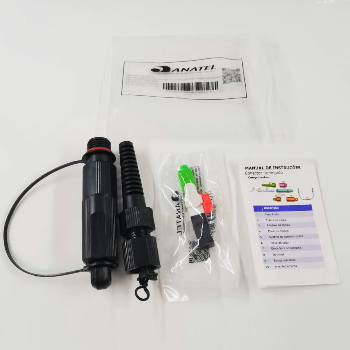 Outdoor Waterproof Telefonica V1VO Mini SC Fast Connector Compatible Hua wei or Coring OptiTap BBU RRU FTTX Solutions ESC250D