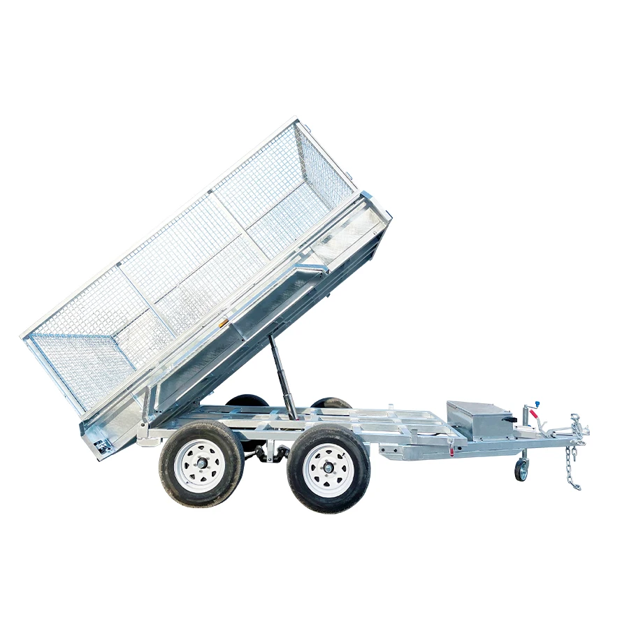 China Supply Cage Trailer Box Trailer 10X5 Tandem Axle Trailer