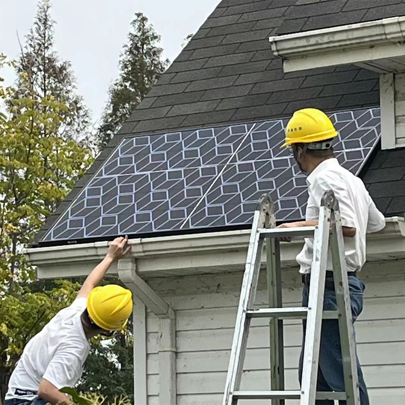 Personalized Customization DIY All Black 210HJT PV Module 24BB Mono HJT Solar Panel