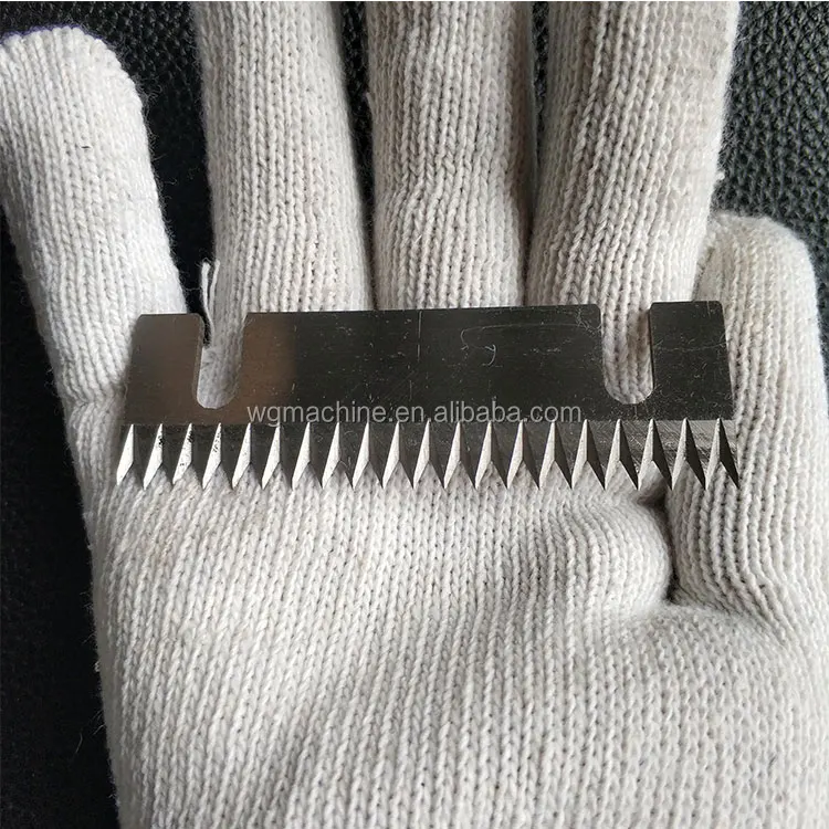 
 WGJ 65*32*1,5 мм зигзаг резак нож/Пищевая упаковка зубчатое лезвие  