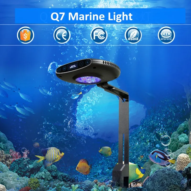 Full Spectrum Marine Coral Light Clip-On Aquarium Led Light for Saltwater Fish Tank
