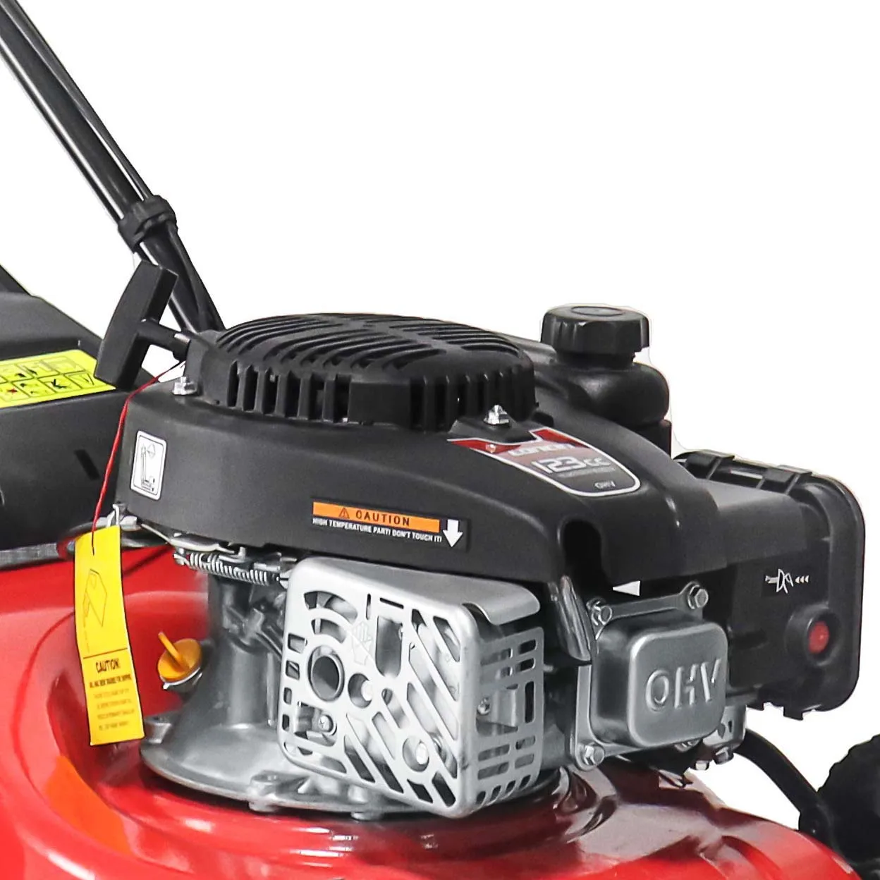 16inch steel chassis hand push HG41P-LC123 mini petrol agricultural lawn mower