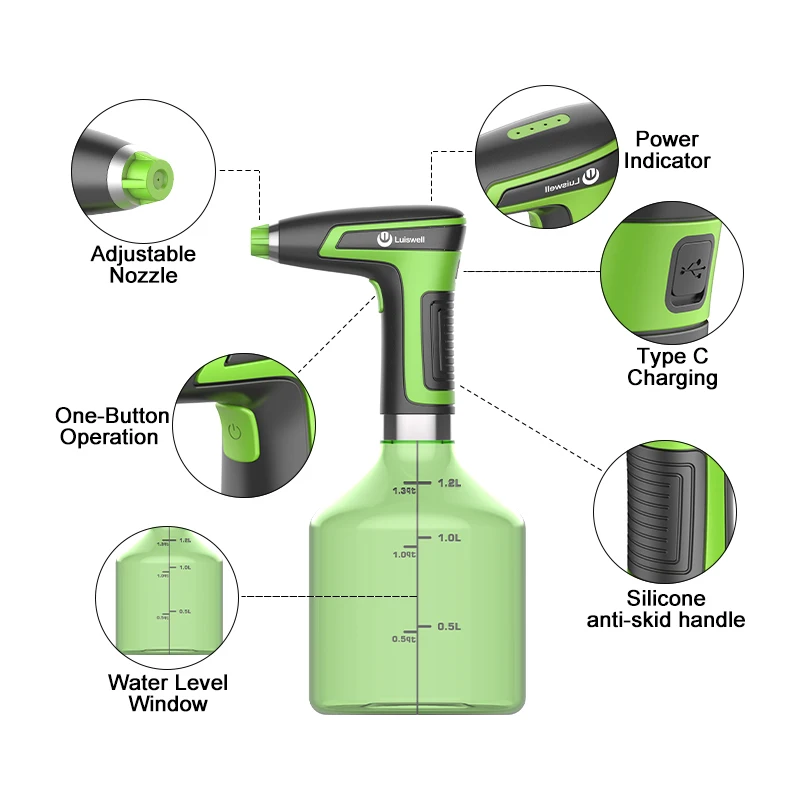 China Manufacturer OEM ODM 1 Liter Portable Hand Pump Plastic Water Mist Plant Sprayer