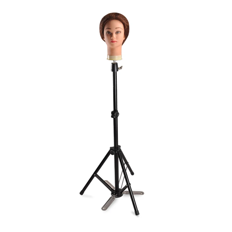 H0044 Adjustable aluminum head stainless  mannequin ,hair stands