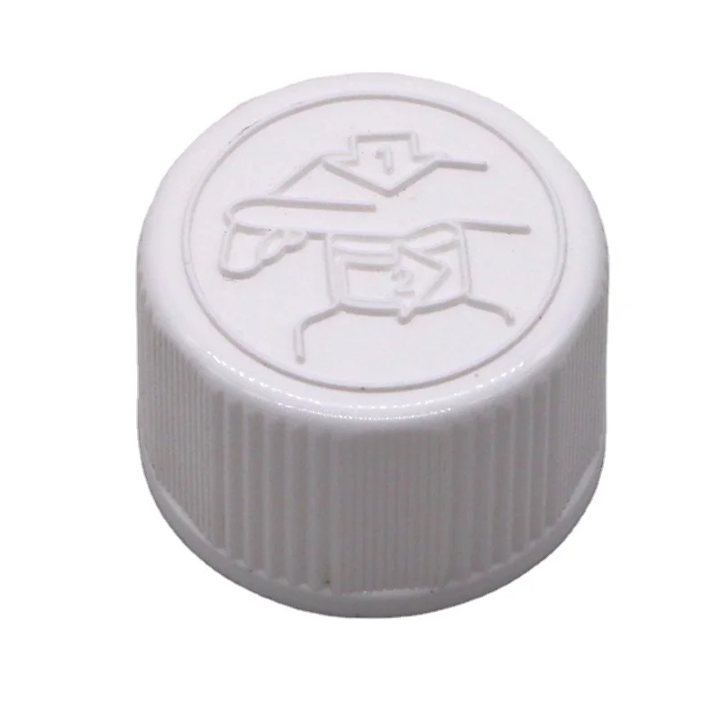 White Or Customized Plastic Pilfer Proof Cap Press and Twist PP Child Resistance Cap