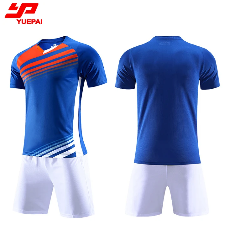 Soft New Design thailand Original Custom blank Team Football Shirt Uniform 100% Polyester Soccer Jersey