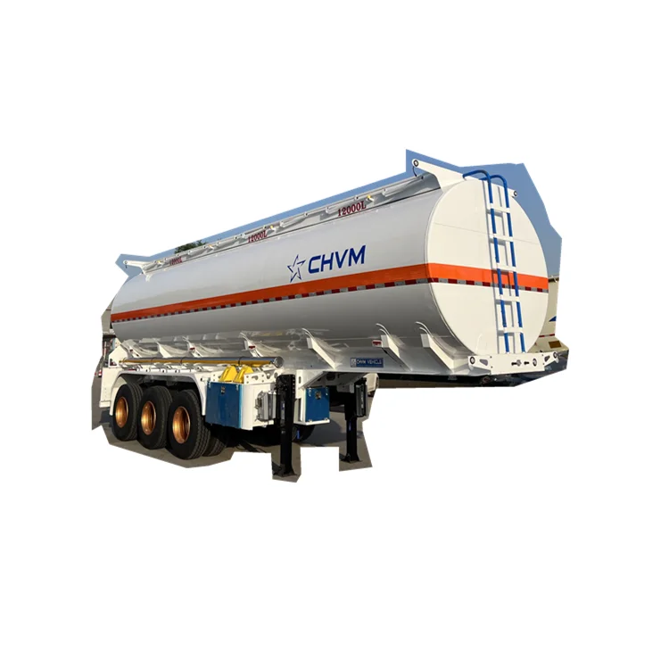 Reliable and affordable diesel oil petrol gasoline fuel tank truck semi trailer 3 Axles 30000 liters carbon structure steel